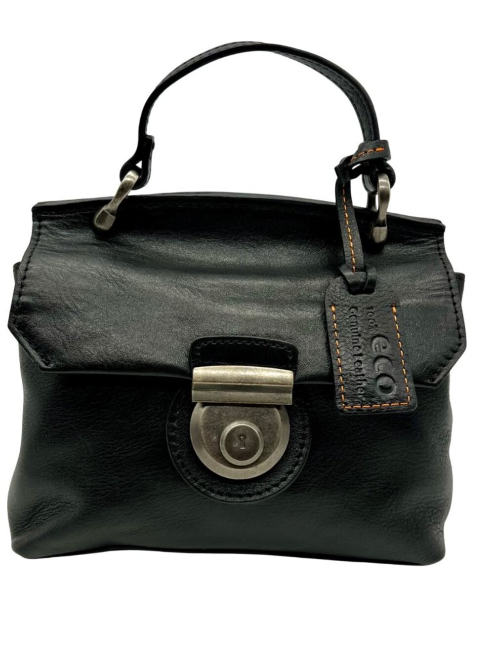 Old Trend Black Leather Crossbody Mini Bag
